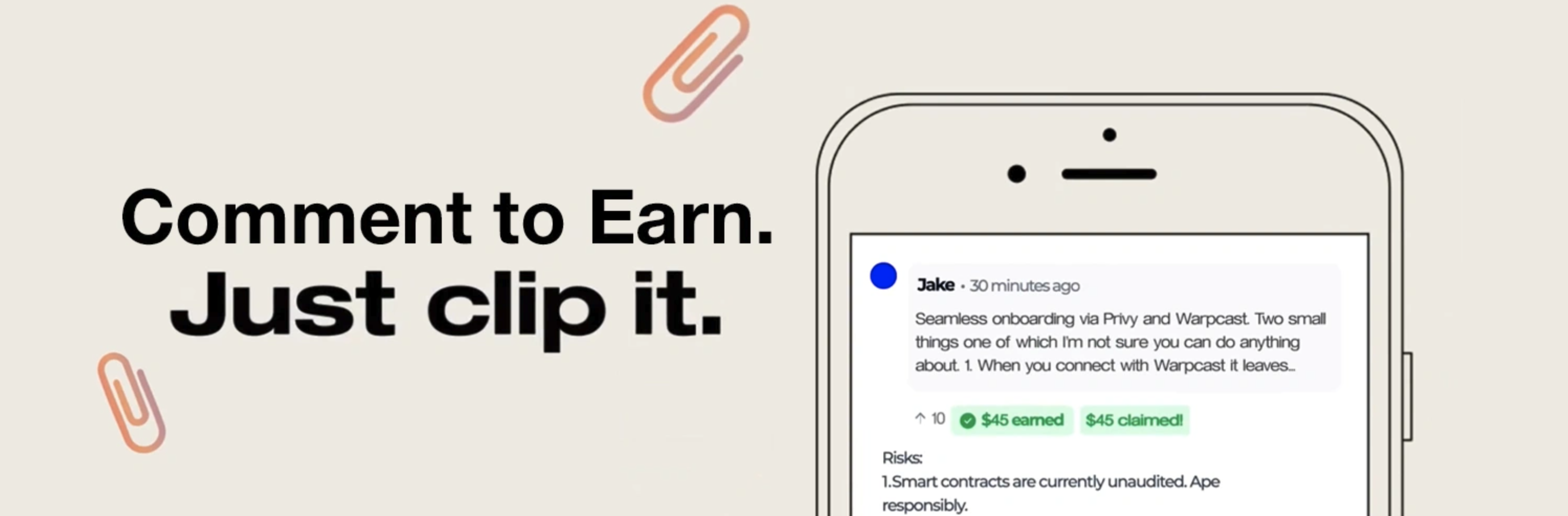 Clip - Farcaster Mini Apps screenshot